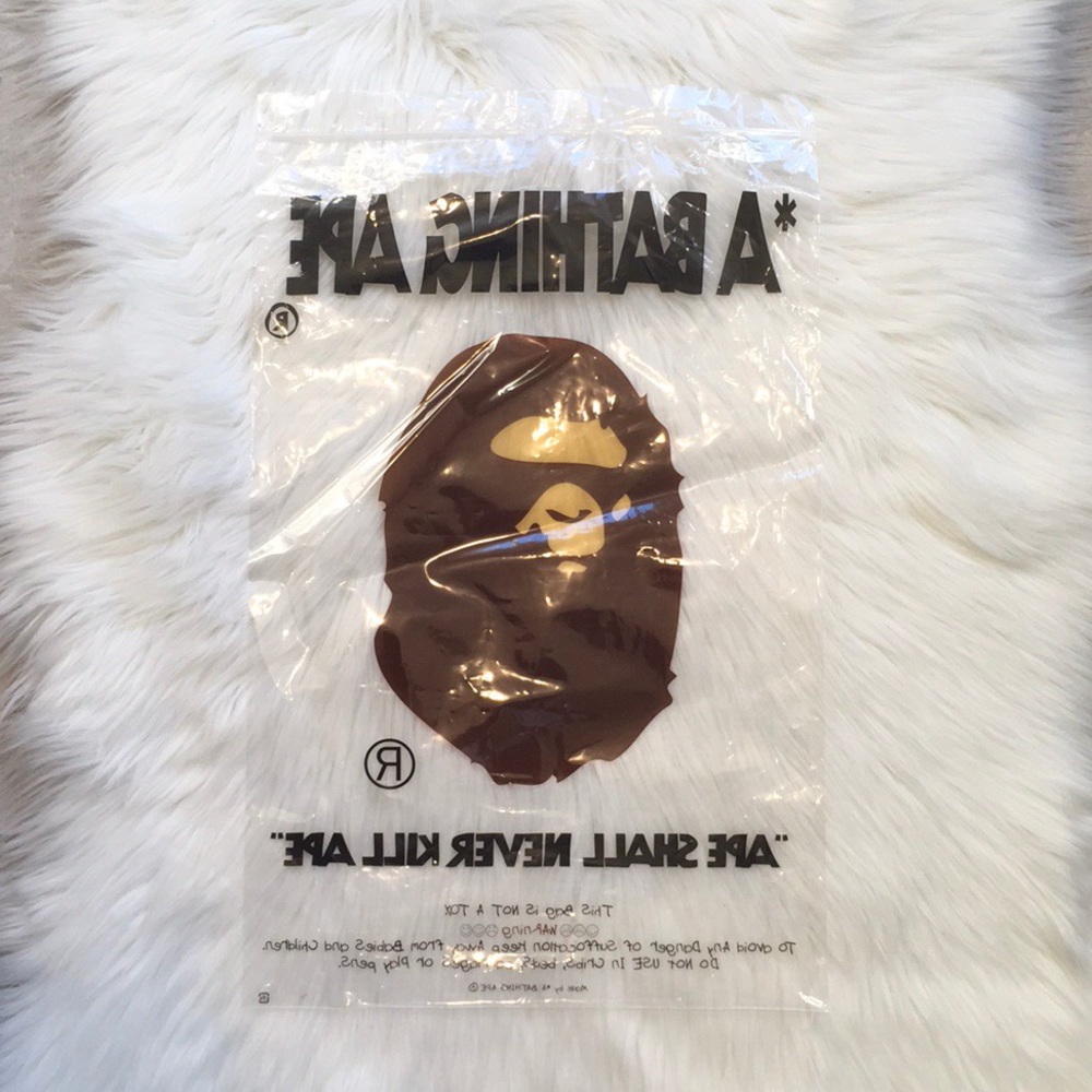 Large Bape A Bathing Ape Clear Gift Bag - Picture 2 of 2